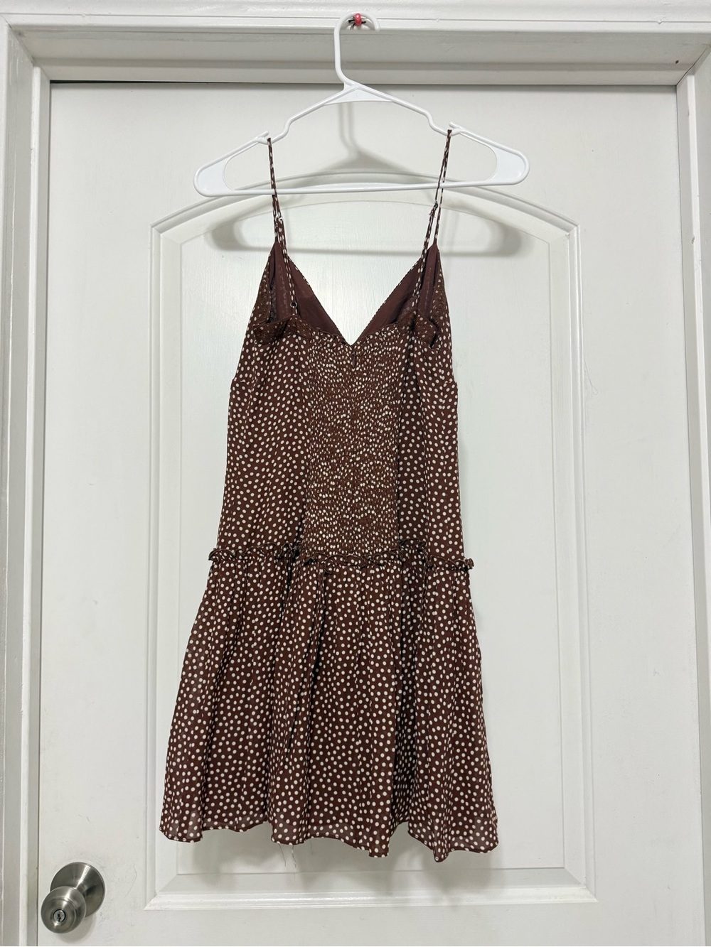 Reformation Citrus Dress in Choco Dot - Picture 2 of 6